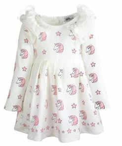 Lola & The Boys Pink Unicorn Dream Dress New Arrivals