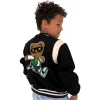 Lola & The Boys New Arrivals Bear Varsity Bomber Jacket