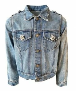 Lola + The Boys Crystal Checkered Heart Denim Jacket New Arrivals 7 Lola + The Boys Crystal Checkered Heart Denim Jacket New Arrivals