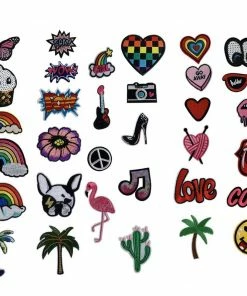 Lola & The Boys Girls Customizable Patch Denim Jacket