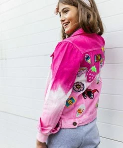 Lola + The Boys Dip Dye All About The Patch Denim New Arrivals