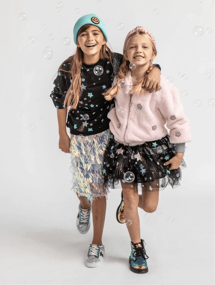 Lola + The Boys Pink Ice Princess Crystal Bomber 4 Lola + The Boys Pink Ice Princess Crystal Bomber