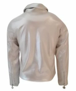 Lola + The Boys Rainbow Beaded Heart Vegan Moto Girls