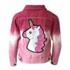 Lola + The Boys Strawberry Tie Dye Unicorn Denim