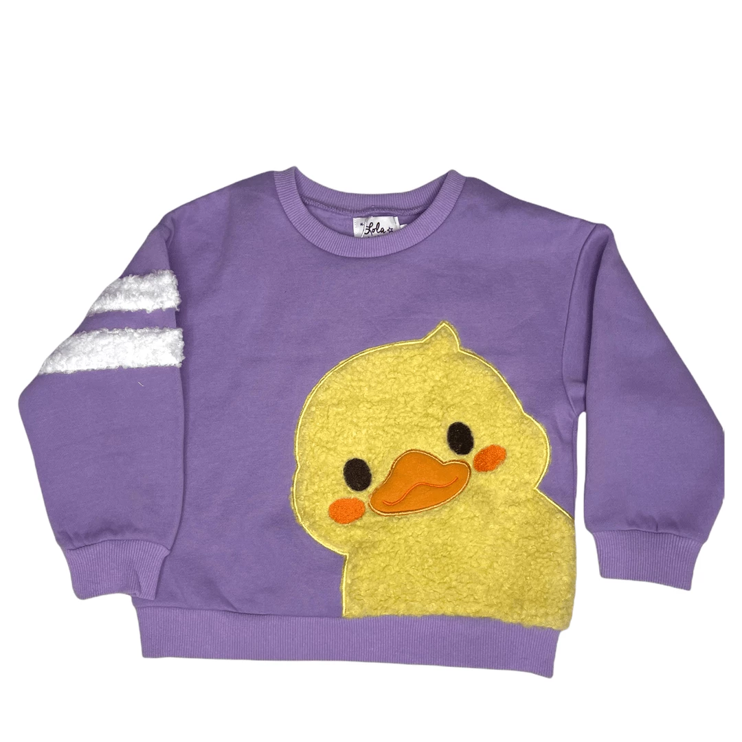 Lola + The Boys Little Chick Sweatshirt Girls 3 Lola + The Boys Little Chick Sweatshirt Girls