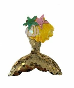 Lola + The Boys Mermaid Seashell Hair-clip (pack Of 1)