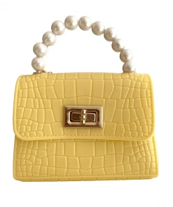 Lola + The Boys Mini Croc Coco Purse New Arrivals