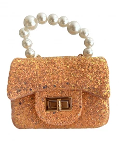 Lola + The Boys New Arrivals Mini Glitter Pearl Purse