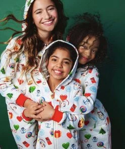 Lola & The Boys Girls Christmas Onesie