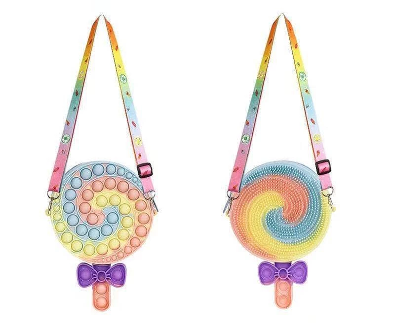 Lola + The Boys Handbags Pastel Lollipop Fidget Crossbody 3 Lola + The Boys Handbags Pastel Lollipop Fidget Crossbody