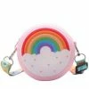 Lola + The Boys Pink Rainbow Mini Crossbody
