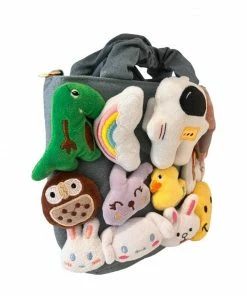 Lola + The Boys New Arrivals Plushie Surprise Denim Purse