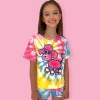 Lola + The Boys Poodle Tie Dye Shorts Set