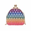 Lola + The Boys Handbags Rainbow Beaded Purse 2 Lola + The Boys Handbags Rainbow Beaded Purse