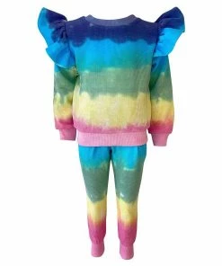 Lola + The Boys Rainbow Dip Dye Waffle Set