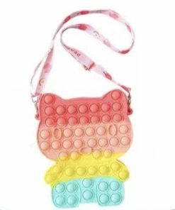 Lola + The Boys Girls Rainbow Gummy Bear Fidget Purse