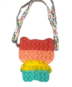 Lola + The Boys Girls Rainbow Gummy Bear Fidget Purse