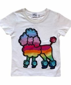 Lola + The Boys New Arrivals Rainbow Puppy T-Shirt