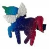 Lola + The Boys Girls Rainbow Unicorn Clips