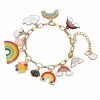 Lola + The Boys Rainbows And Clouds Charm Bracelet