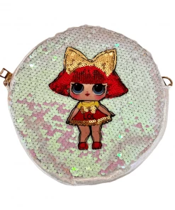 Lola + The Boys New Arrivals Red Head Sequin Doll Cross Body 7 Lola + The Boys New Arrivals Red Head Sequin Doll Cross Body
