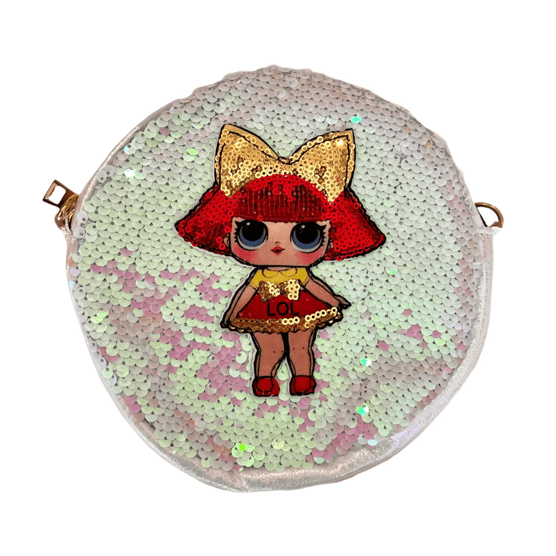 Lola + The Boys New Arrivals Red Head Sequin Doll Cross Body 5 Lola + The Boys New Arrivals Red Head Sequin Doll Cross Body