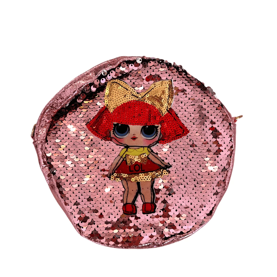 Lola + The Boys New Arrivals Red Head Sequin Doll Cross Body 4 Lola + The Boys New Arrivals Red Head Sequin Doll Cross Body