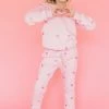 Lola + The Boys Full Hearts Jogger Set Girls