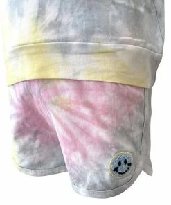 Lola + The Boys Happy Face Tie Dye Short Set New Arrivals