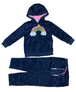 Lola + The Boys New Arrivals Rainbow Beaded Velvet Track Set