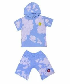 Lola + The Boys Sky Dye Hoodie