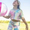 Lola + The Boys Girls Tie Dye Cropped Set 1 Lola + The Boys Girls Tie Dye Cropped Set