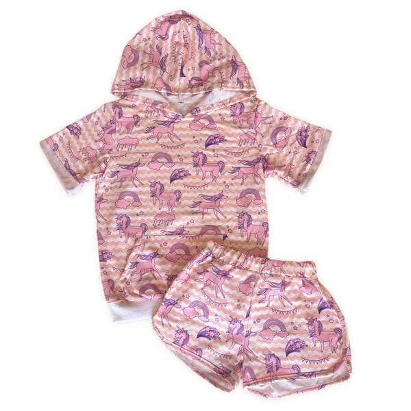 Lola + The Boys Unicorns And Rainbows Set Girls 4 Lola + The Boys Unicorns And Rainbows Set Girls