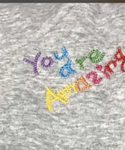 Lola + The Boys New Arrivals You Are Amazing Sequin Jogger Set