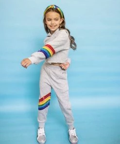 Lola + The Boys New Arrivals You Are Amazing Sequin Jogger Set