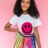 Lola + The Boys New Arrivals Happy Emoji T-Shirt 1 Lola + The Boys New Arrivals Happy Emoji T-Shirt