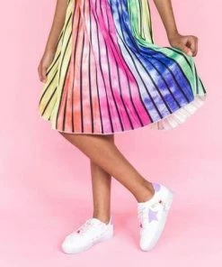 Lola + The Boys Ombre Stripe Midi Skirt New Arrivals