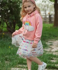 Lola + The Boys Rainbow Metallic Foil Tutu