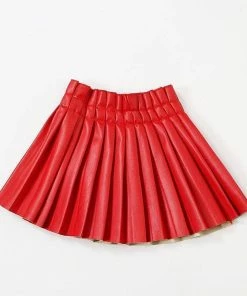 Lola + The Boys New Arrivals Pleated Vegan Leather Mini Skirt 15 Lola + The Boys New Arrivals Pleated Vegan Leather Mini Skirt