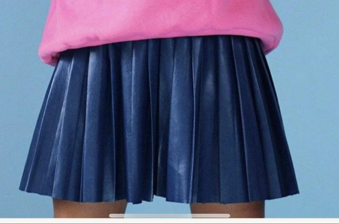 Lola + The Boys New Arrivals Pleated Vegan Leather Mini Skirt 12 Lola + The Boys New Arrivals Pleated Vegan Leather Mini Skirt