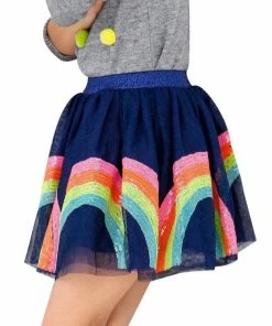 Lola & The Boys Girls Rainbow Sequin Tutu