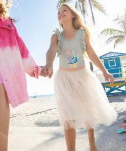 Lola And The Boys Spin And Dream Sparkle Midi Skirt Girls