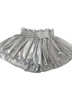 Lola + The Boys Metallic Skort