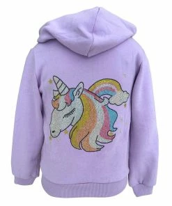 Lola + The Boys Sparkle And Unicorn Hoodie New Arrivals