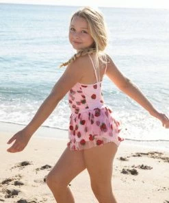 Lola + The Boys Strawberry Shortcake Tulle Swimsuit New Arrivals