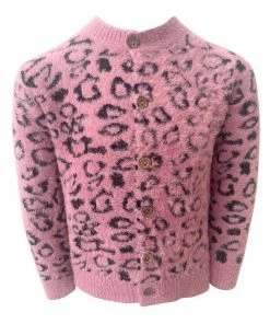 Lola + The Boys Girls Cheetah Girl Sweater
