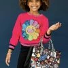 Lola + The Boys Flower Power Sweatshirt New Arrivals 2 Lola + The Boys Flower Power Sweatshirt New Arrivals