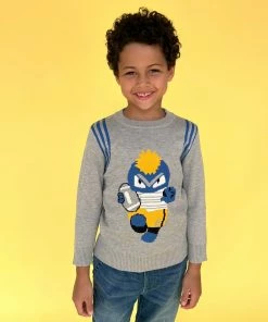 Lola & The Boys New Arrivals Football Monster Sweater