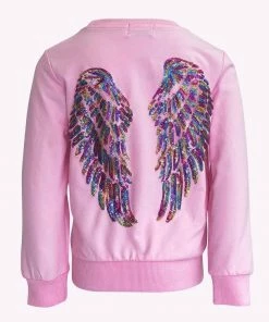Lola + The Boys Neon Angel Wing Long Sleeve Shirt New Arrivals