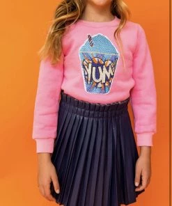 Lola + The Boys Peachy Yum Sweatshirt